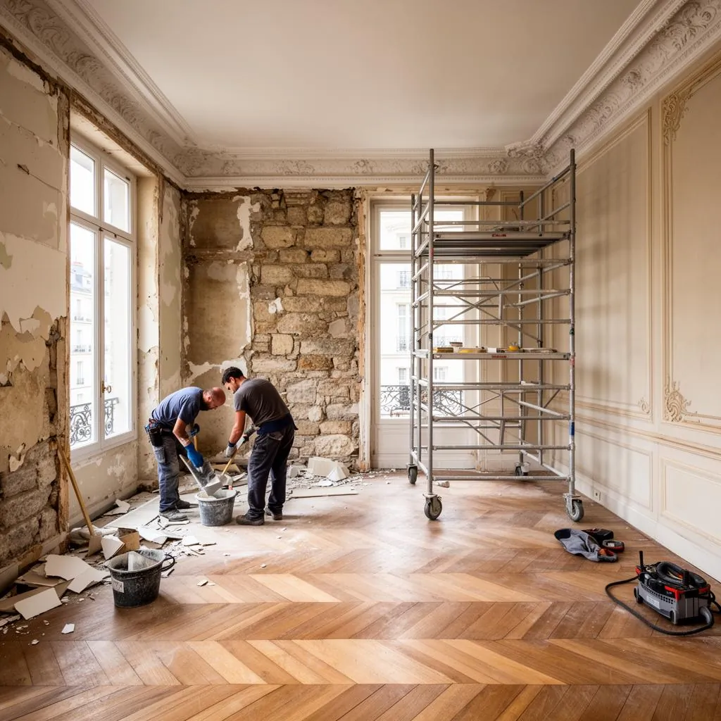 Architecte à Paris 16e — rénovation d'appartement